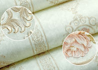花ベージュ耐久の英国様式の壁紙、世帯の装飾的な壁カバー